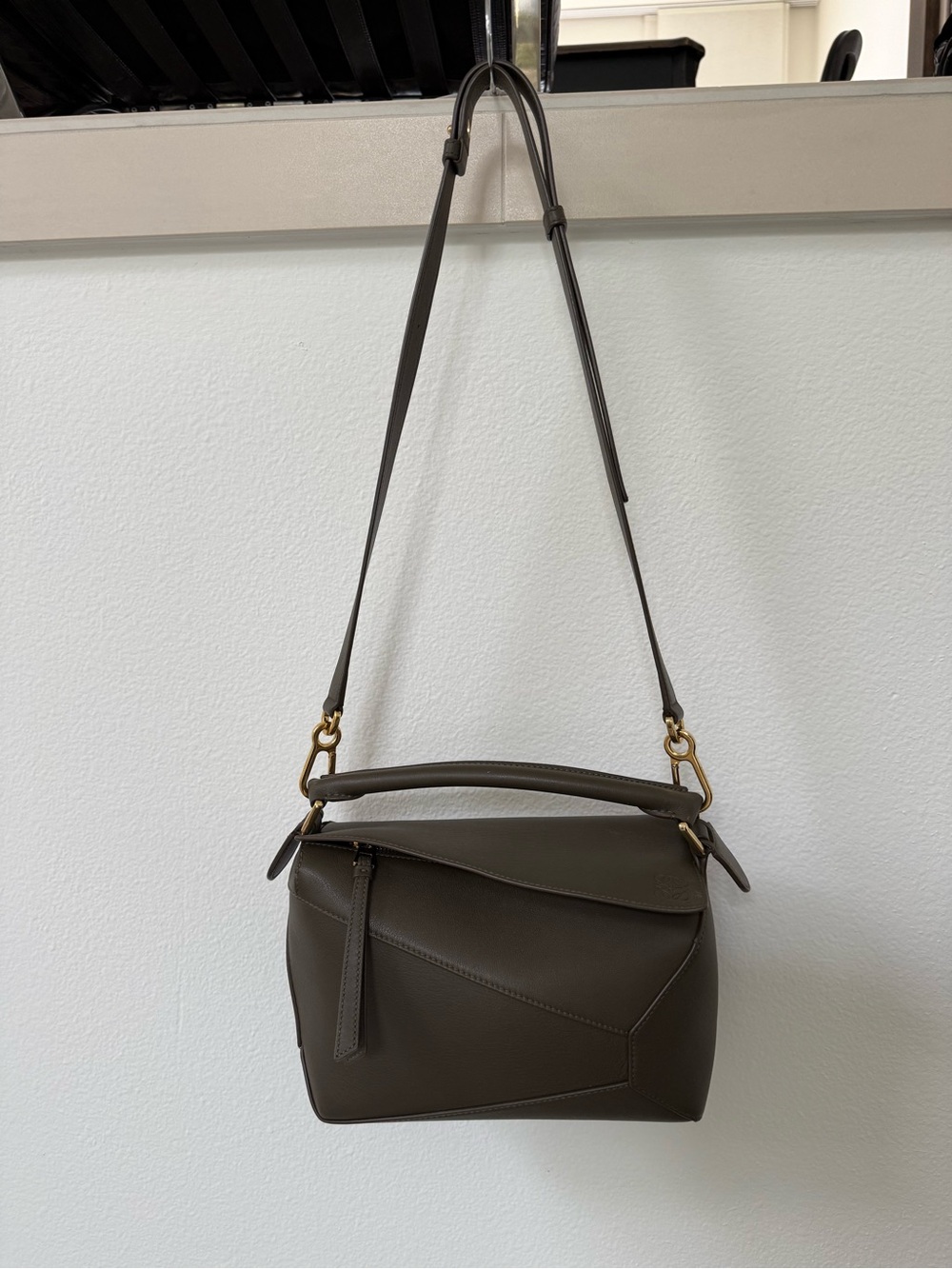 Loewe Medium Puzzle Bag Dark Khaki